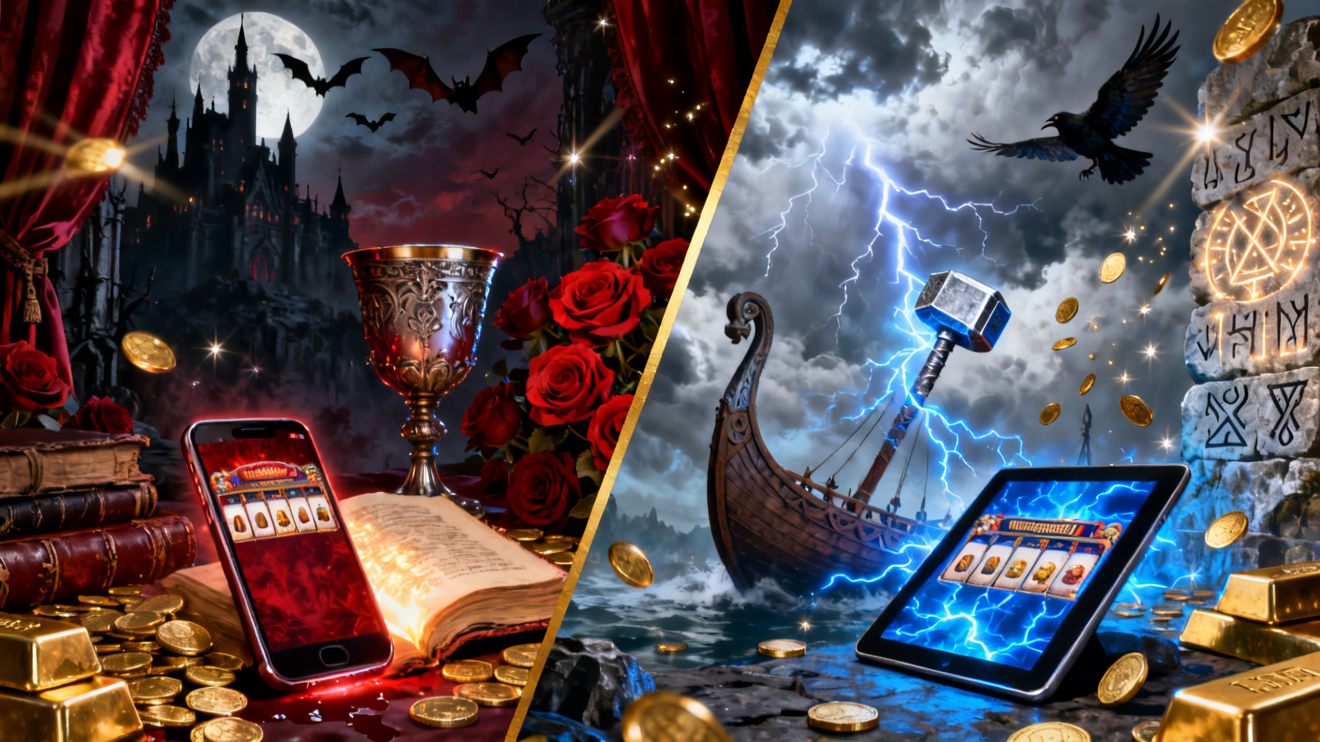 Immortal Romance vs. Thunderstruck II: Microgaming’s Two Best Slots. One Aged Better.