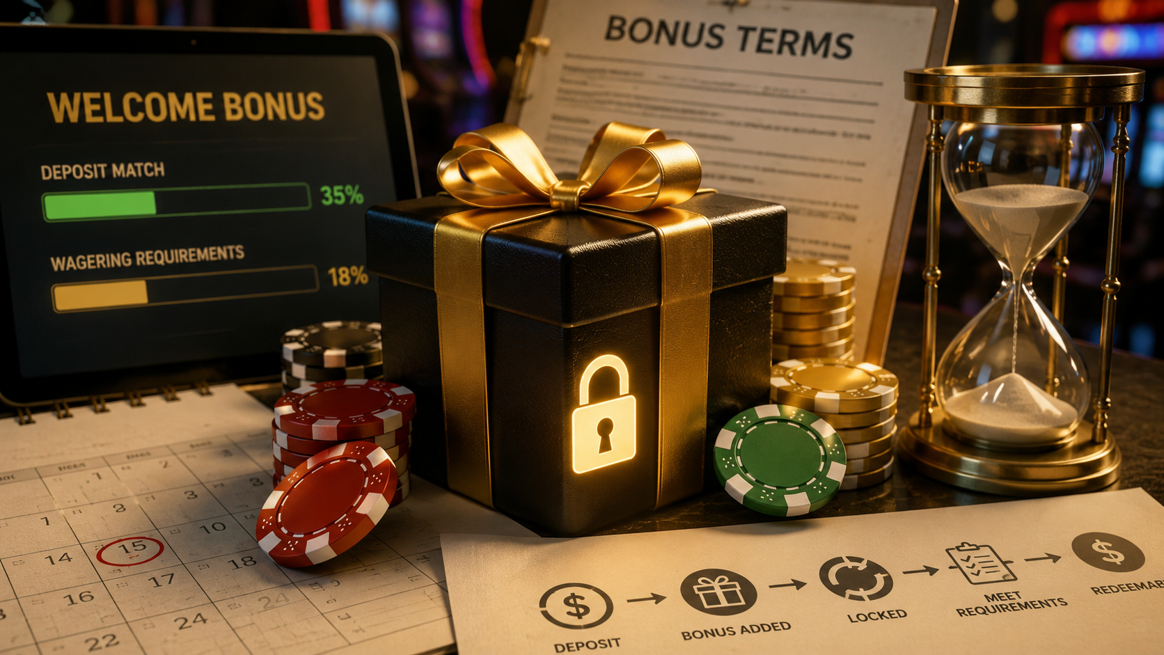 The Casino Matched Your Deposit. Here’s What Happens to That Money Before You Can Touch It.