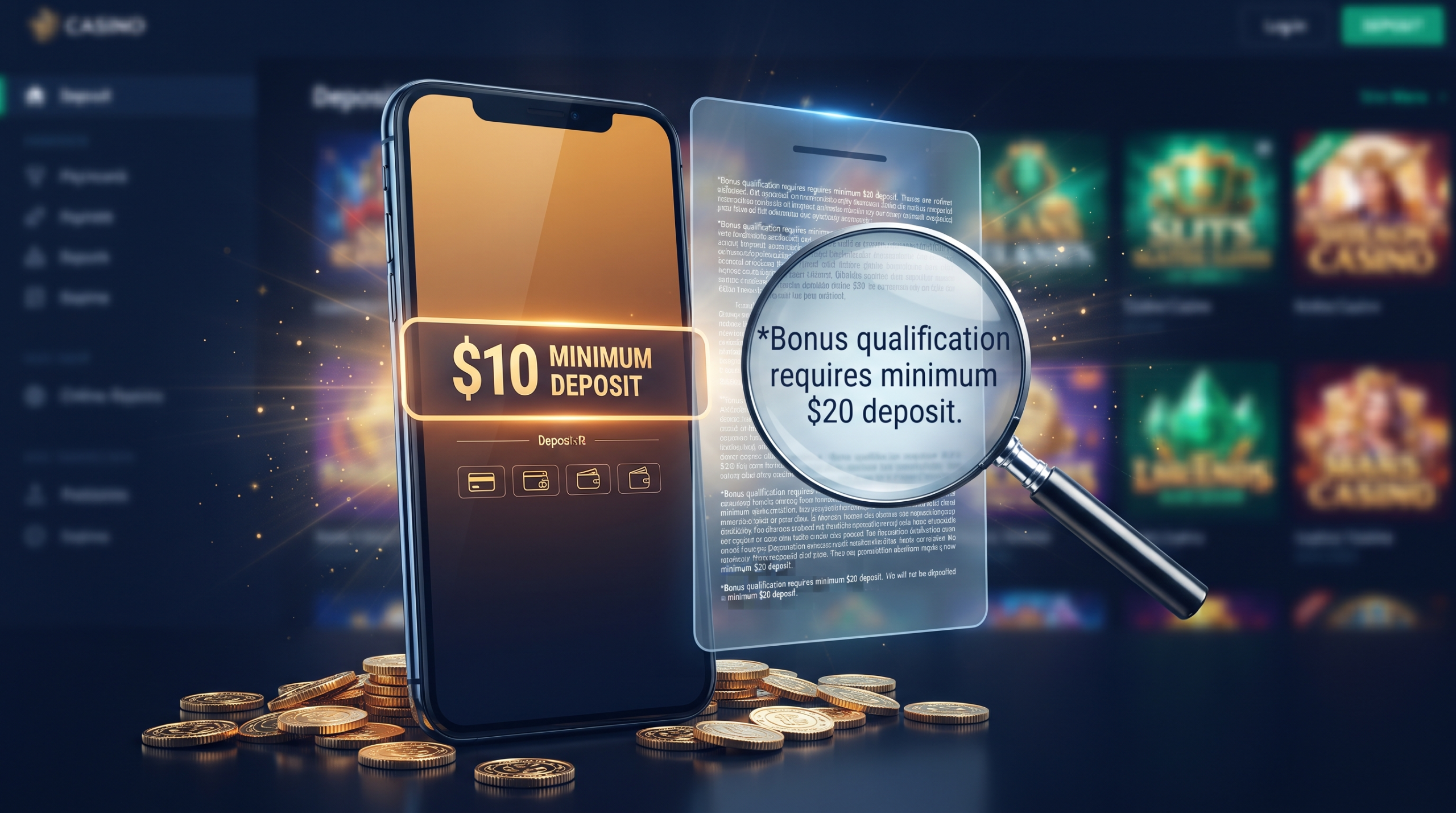 The Casino’s Minimum Deposit Gets You In. The Bonus Threshold Decides What You Actually Get.